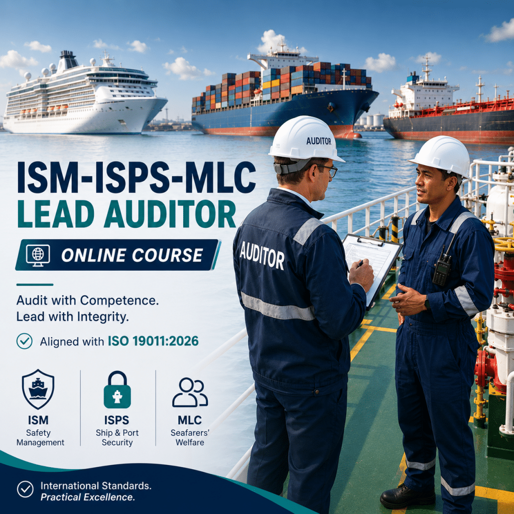 ISM-ISPS-MLC Lead Auditor ISO 19011:2026 – Online Course –
