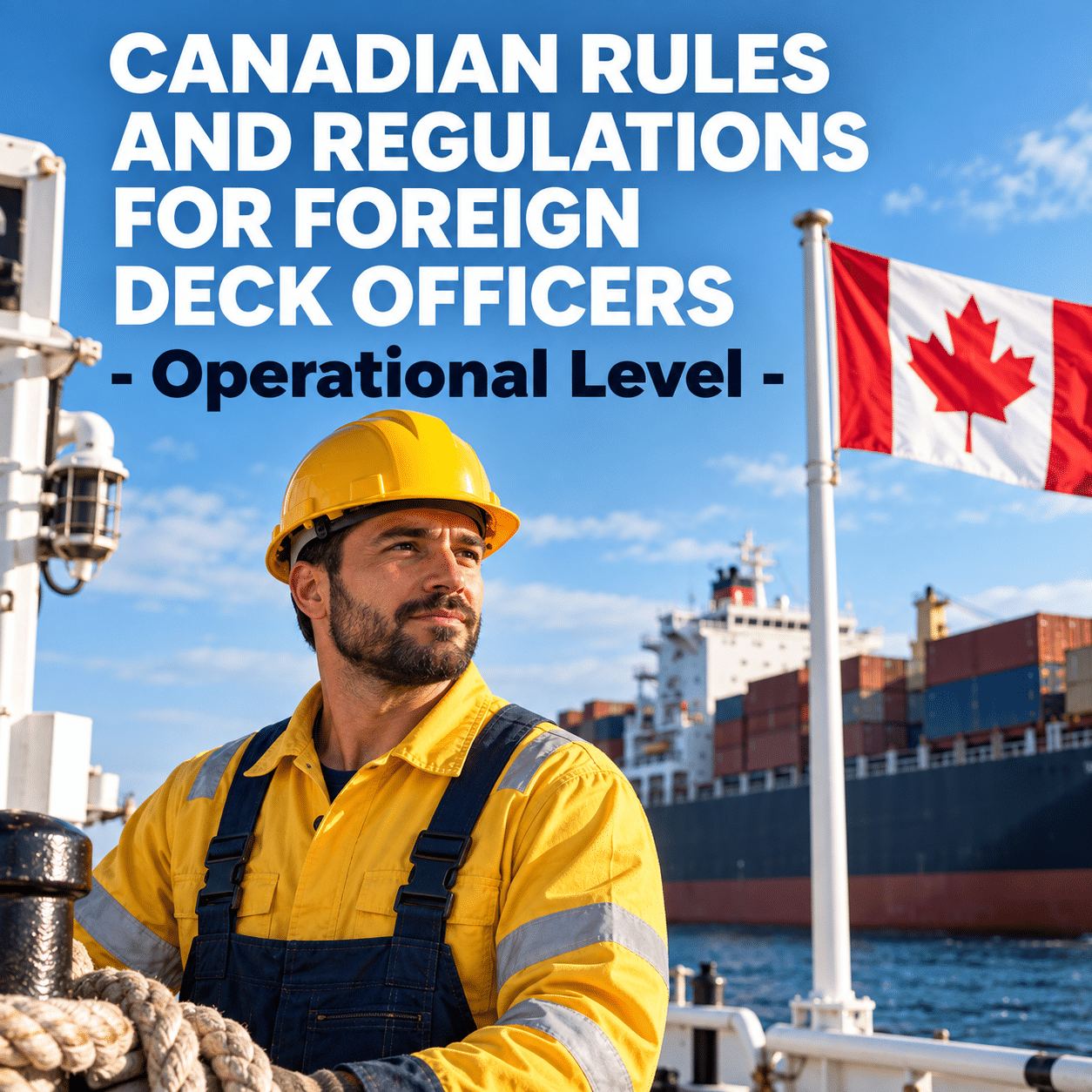Canadian Rules & Regulations for Deck Officers, Operational Level, online course