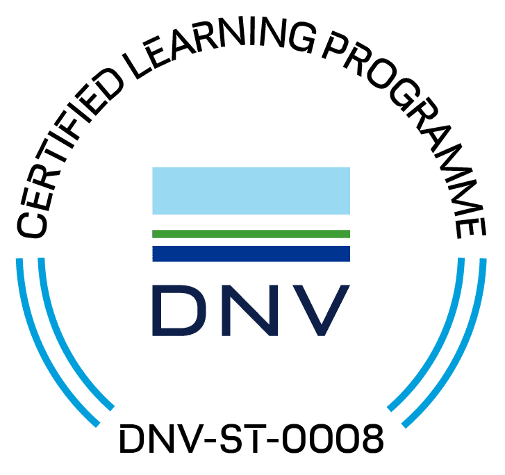 DNV Certified Learning Programme, DNV-ST-0008 - view the certificate